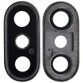 Back Camera Lens With Bracket & Bezel For iPhone XS / XS Max (Aftermarket Plus) (Space Gray) (10 Pack)