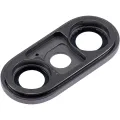 Back Camera Lens With Bracket & Bezel For iPhone XS / XS Max (Aftermarket Plus) (Space Gray) (10 Pack)