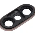 Back Camera Lens With Bracket & Bezel For iPhone XS / XS Max (Aftermarket Plus) (Gold) (10 Pack)