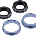 Back Camera Lens With Bracket & Bezel For iPhone 14 / 14 Plus (2 Piece Set) (Aftermarket Plus) (Blue)