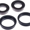 Back Camera Lens With Bracket & Bezel For iPhone 14 / 14 Plus (2 Piece Set) (Aftermarket Plus) (Midnight)