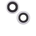 Back Camera Lens With Bracket & Bezel For iPhone 14 / 14 Plus (2 Piece Set) (Aftermarket Plus) (Purple)