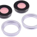 Back Camera Lens With Bracket & Bezel For iPhone 14 / 14 Plus (2 Piece Set) (Aftermarket Plus) (Purple)