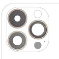 Back Camera Lens With Bracket & Bezel For iPhone 14 Pro / 14 Pro Max (3 Piece Set) (Aftermarket Plus) (Gold)
