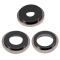 Back Camera Lens With Bracket & Bezel For iPhone 14 Pro / 14 Pro Max (3 Piece Set) (Aftermarket Plus) (Gold)