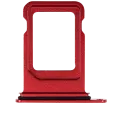 Dual Sim Card Tray For iPhone 14 / 14 Plus (Red)
