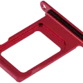 Dual Sim Card Tray For iPhone 14 / 14 Plus (Red)