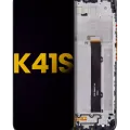 LCD Assembly With Frame For LG K41S (Refurbished) (All Colors)