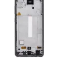 Дисплейний модуль (OLED) з рамкою для Samsung Galaxy A52 4G (A525 / 2021) / A52 5G (A526 / 2021) / A52S 5G (A528 / 2021) (Refurbished) (Awesome Black)
