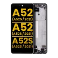 OLED Assembly With Frame For Samsung Galaxy A52 4G (A525 / 2021) / A52 5G (A526 / 2021) / A52S 5G (A528 / 2021) (Refurbished) (Awesome White)