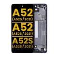 OLED Assembly With Frame For Samsung Galaxy A52 4G (A525 / 2021) / A52 5G (A526 / 2021) / A52S 5G (A528 / 2021) (Refurbished) (Awesome Violet)