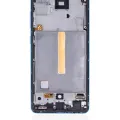 OLED Assembly With Frame For Samsung Galaxy A52 4G (A525 / 2021) / A52 5G (A526 / 2021) / A52S 5G (A528 / 2021) (Service Pack) (Awesome Blue)