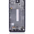 Дисплейний модуль (OLED) з рамкою для Samsung Galaxy A52 4G (A525 / 2021) / A52 5G (A526 / 2021) / A52S 5G (A528 / 2021) (Service Pack) (Awesome Violet)
