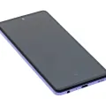 Дисплейний модуль (OLED) з рамкою для Samsung Galaxy A52 4G (A525 / 2021) / A52 5G (A526 / 2021) / A52S 5G (A528 / 2021) (Service Pack) (Awesome Violet)
