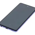 Дисплейний модуль (OLED) з рамкою для Samsung Galaxy A52 4G (A525 / 2021) / A52 5G (A526 / 2021) / A52S 5G (A528 / 2021) (Service Pack) (Awesome Violet)