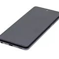 Дисплейний модуль (OLED) з рамкою для Samsung Galaxy A52 4G (A525 / 2021) / A52 5G (A526 / 2021) / A52S 5G (A528 / 2021) (Service Pack) (Awesome Black)