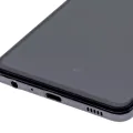 Дисплейний модуль (OLED) з рамкою для Samsung Galaxy A52 4G (A525 / 2021) / A52 5G (A526 / 2021) / A52S 5G (A528 / 2021) (Service Pack) (Awesome Black)