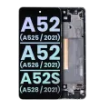 OLED Assembly With Frame For Samsung Galaxy A52 4G (A525 / 2021) / A52 5G (A526 / 2021) / A52S 5G (A528 / 2021) (Service Pack) (Awesome White)