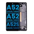 LCD Assembly With Frame (Without Finger Print Sensor) For Samsung Galaxy A52 4G (A525 / 2021) / A52 5G (A526 / 2021) / A52S (A528 / 2021) (Aftermarket : Incell) (Awesome White)