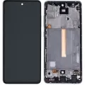 LCD Assembly With Frame (Without Finger Print Sensor) For Samsung Galaxy A52 4G (A525 / 2021) / A52 5G (A526 / 2021) / A52S (A528 / 2021) (Aftermarket : Incell) (Awesome White)