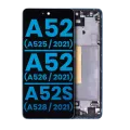 LCD Assembly With Frame (Without Finger Print Sensor) For Samsung Galaxy A52 4G (A525 / 2021) / A52 5G (A526 / 2021) / A52S (A528 / 2021) (Aftermarket : Incell) (Awesome Blue)