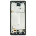 OLED Assembly With Frame For Samsung Galaxy A52 4G (A525 / 2021) / A52 5G (A526 / 2021) / A52S 5G (A528 / 2021) (6.36") (Aftermarket Plus) (Awesome White)