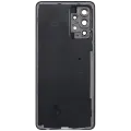 Back Cover Glass With Camera Lens For Samsung Galaxy A52 4G (A525 / 2021) (Aftermarket Plus) (Black)