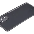 Back Cover Glass With Camera Lens For Samsung Galaxy A52 4G (A525 / 2021) (Aftermarket Plus) (Black)