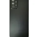 Back Cover Glass For Samsung Galaxy A52 5G (A526 / 2021) (Aftermarket Plus) (Awesome Black)