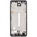 Mid-Frame Housing For Samsung Galaxy A52 4G (A525 / 2021) / A52 5G (A526 / 2021) / A52S 5G (A528 / 2021) (Awesome Black)