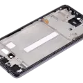 Mid-Frame Housing For Samsung Galaxy A52 4G (A525 / 2021) / A52 5G (A526 / 2021) / A52S 5G (A528 / 2021) (Awesome Black)