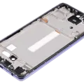 Mid-Frame Housing For Samsung Galaxy A52 4G (A525 / 2021) / A52 5G (A526 / 2021) / A52S 5G (A528 / 2021) (Awesome Violet)