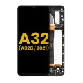 Дисплейний модуль (LCD) з рамкою для Samsung Galaxy A32 5G (A326 / 2021) (усі моделі) (Refurbished) (Awesome Black)