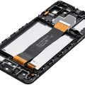Дисплейний модуль (LCD) з рамкою для Samsung Galaxy A32 5G (A326 / 2021) (усі моделі) (Refurbished) (Awesome Black)