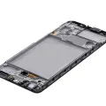 OLED Assembly With Frame For Samsung Galaxy A32 4G (A325 / 2021) (Refurbished) (Awesome Black)