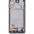 OLED Assembly With Frame For Samsung Galaxy A72 (A725 / 2021) (Service Pack) (Awesome Black)