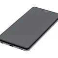 OLED Assembly With Frame For Samsung Galaxy A72 (A725 / 2021) (Service Pack) (Awesome Black)