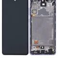 OLED Assembly With Frame For Samsung Galaxy A72 (A725 / 2021) (Service Pack) (Awesome Violet)