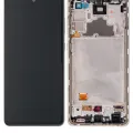 OLED Assembly With Frame For Samsung Galaxy A72 (A725 / 2021) (Service Pack) (Awesome White)