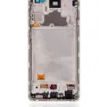 OLED Assembly With Frame For Samsung Galaxy A72 (A725 / 2021) (Service Pack) (Awesome White)