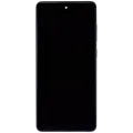 OLED Assembly With Frame For Samsung Galaxy A72 (A725 / 2021) (Aftermarket Plus) (Awesome Blue)