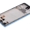 OLED Assembly With Frame For Samsung Galaxy A72 (A725 / 2021) (Aftermarket Plus) (Awesome Blue)