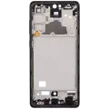 Mid-Frame Housing For Samsung Galaxy A72 (A725 / 2021) (Awesome Black)