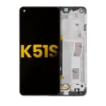 LCD Assembly With Frame For LG K51S (Refurbished) (All Colors)