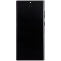 Дисплейний модуль (OLED) з рамкою для Samsung Galaxy S22 Ultra 5G (Service Pack) (Phantom Black)