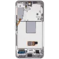 OLED Assembly With Frame For Samsung Galaxy S22 5G (Service Pack) (White)