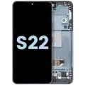 Дисплейний модуль (OLED) з рамкою для Samsung Galaxy S22 5G (Service Pack) (зелений)