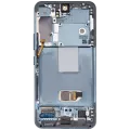 Дисплейний модуль (OLED) з рамкою для Samsung Galaxy S22 5G (Service Pack) (зелений)