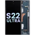 OLED Assembly With Frame For Samsung Galaxy S22 Ultra 5G (Service Pack) (Green)