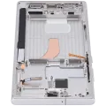 Дисплейний модуль (OLED) з рамкою для Samsung Galaxy S22 Ultra 5G (Service Pack) (Phantom White)